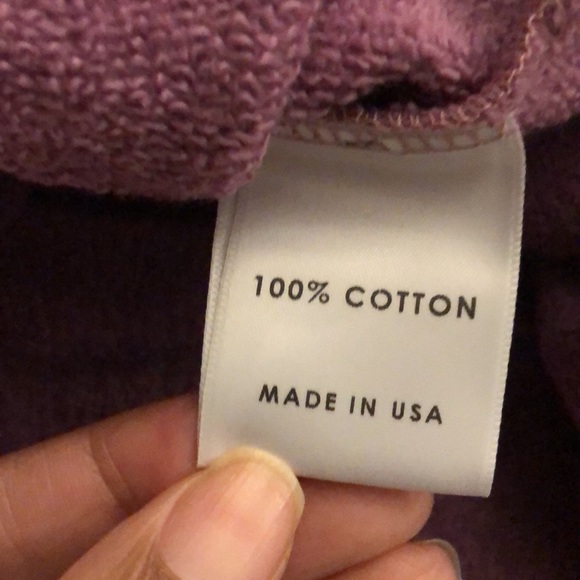 Lovers & Friends purple utility Shacket in size L NWT 100% cotton fleece lined - Picture 3 of 6